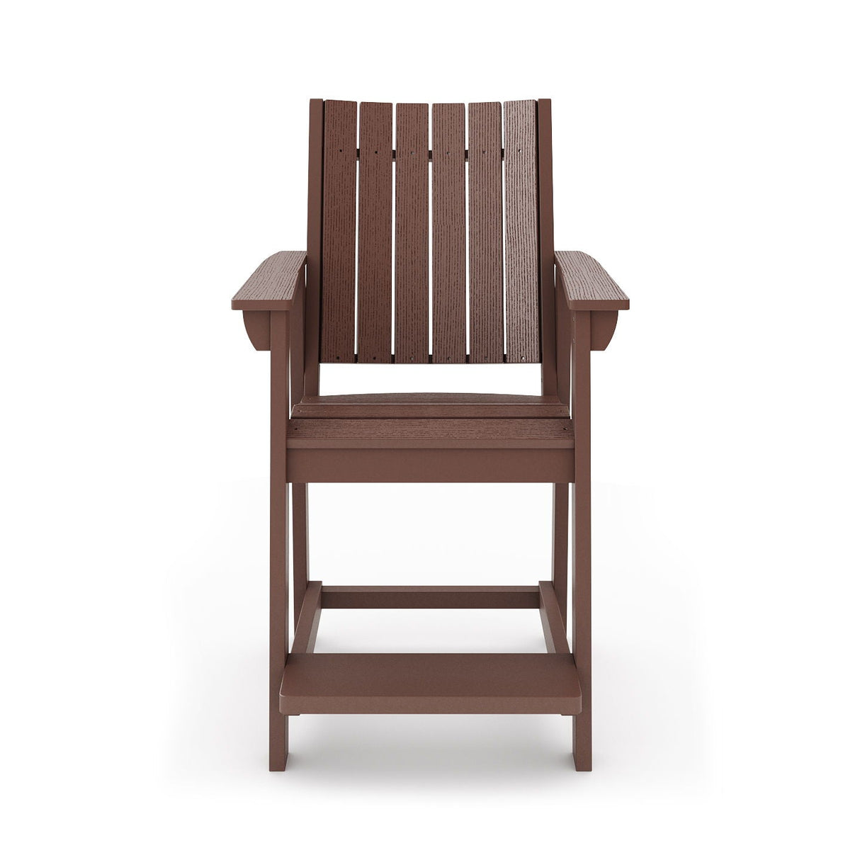 Modern Counter Chair Sleek HDPE Poly Lumber For Dining, Patio, And Garden Comfort by Couch.com