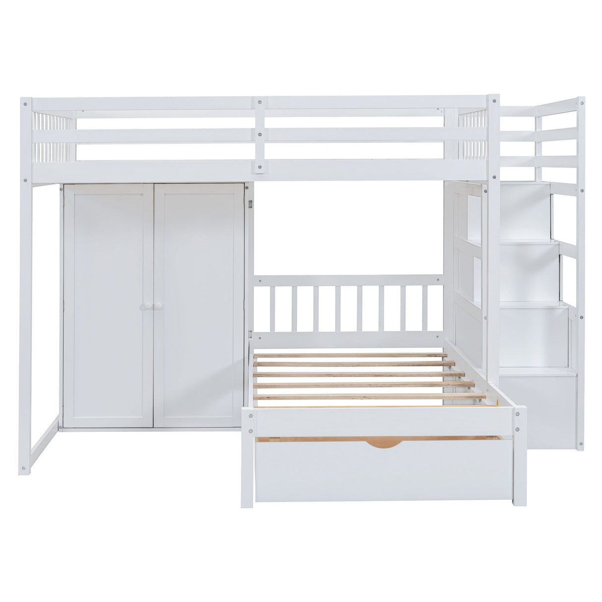 Bunk Bed With Wardrobe, Drawers by Couch.com