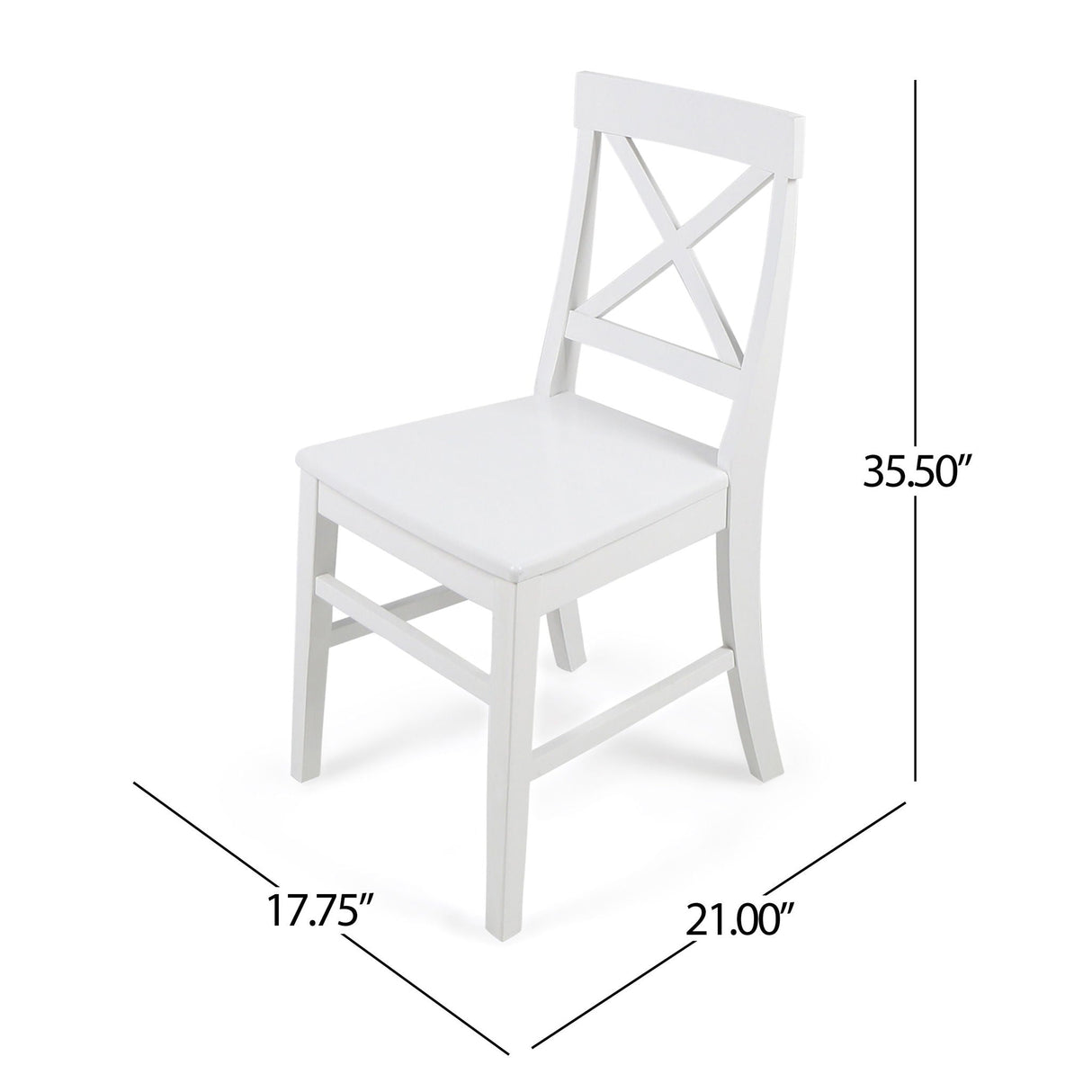 Plethora - Dining Chair With X Shaped Back (Set of 2) by Couch.com