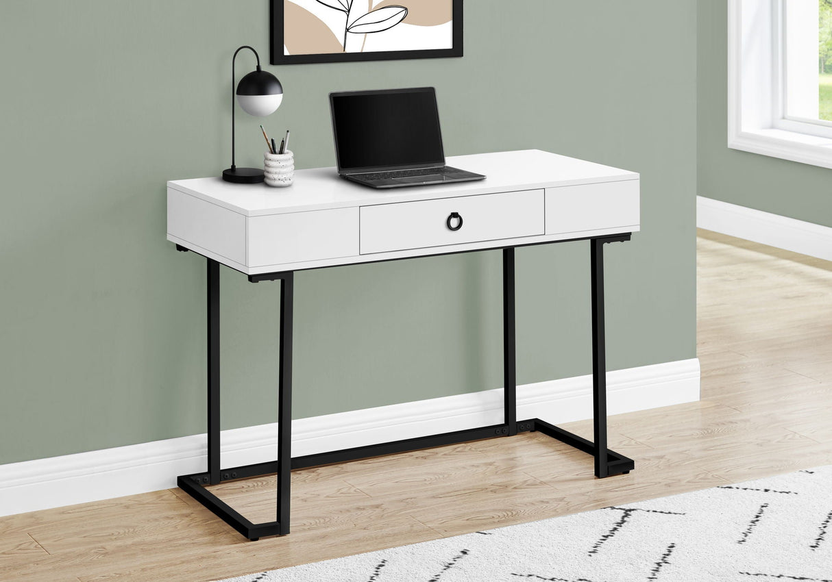 Computer Desk For Home Office, Glossy, Storage Drawer by Couch.com