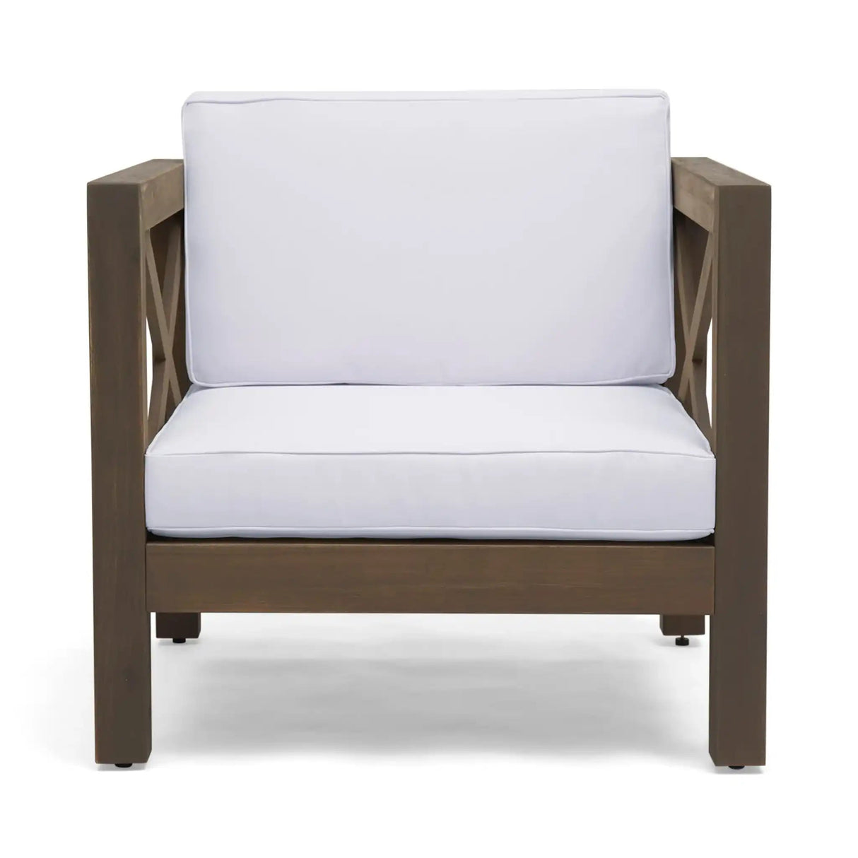 Brava Mid-Century Modern Club Chair with Water Resistant Cushions