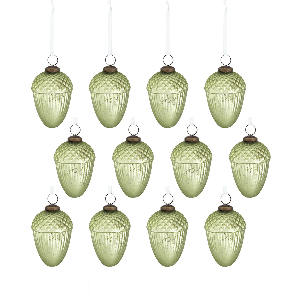 Tear Drop Ornament, Decorative Hanging Christmas Tree Ornaments For Holiday Party Decorations (Set of 12) by Couch.com
