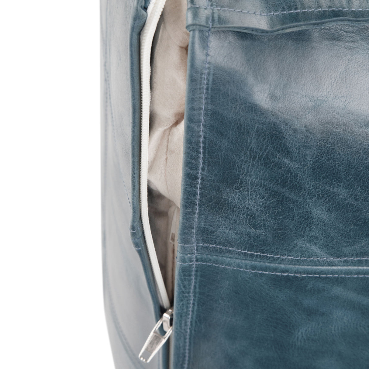 Manning - Square Pouf - Teal by Couch.com