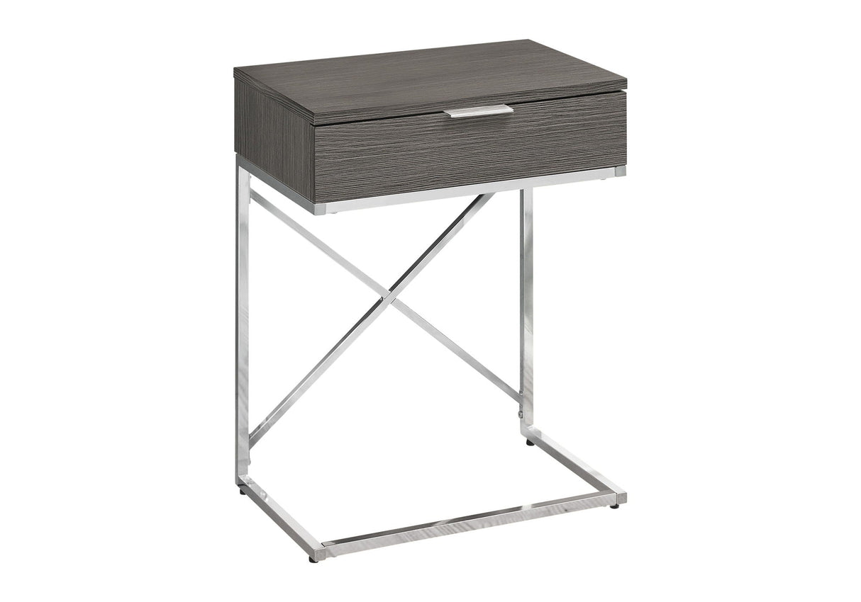 Accent Side Table, Storage Drawer, Spacious Tabletop, Contemporary & Modern by Couch.com