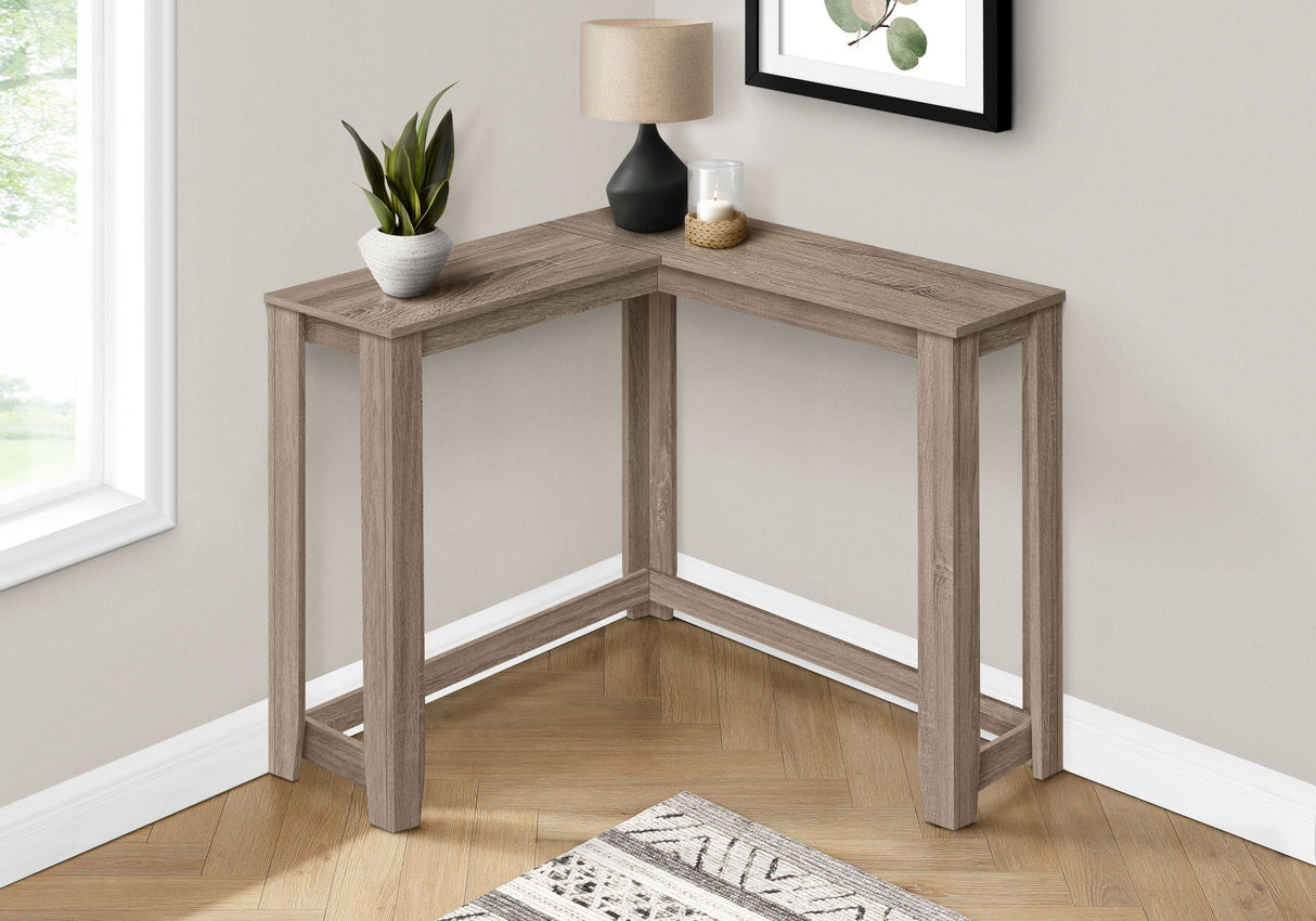 Corner Accent Console Table For Entryway, Unique Design Contemporary & Modern by Couch.com