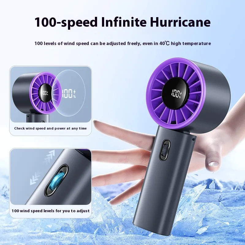 Portable Travel Turbine Fan – Rechargeable