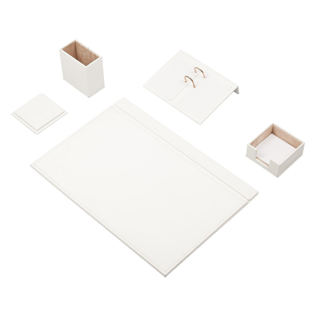 MOOG Leather Desk Set - 5 PCS