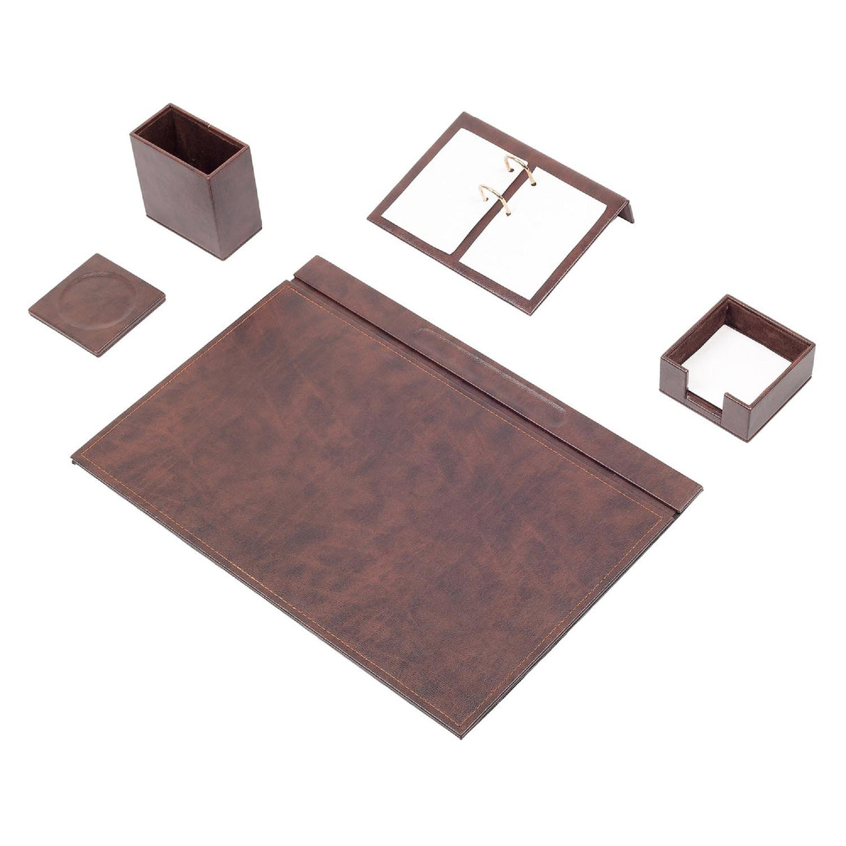 MOOG Leather Desk Set - 5 PCS