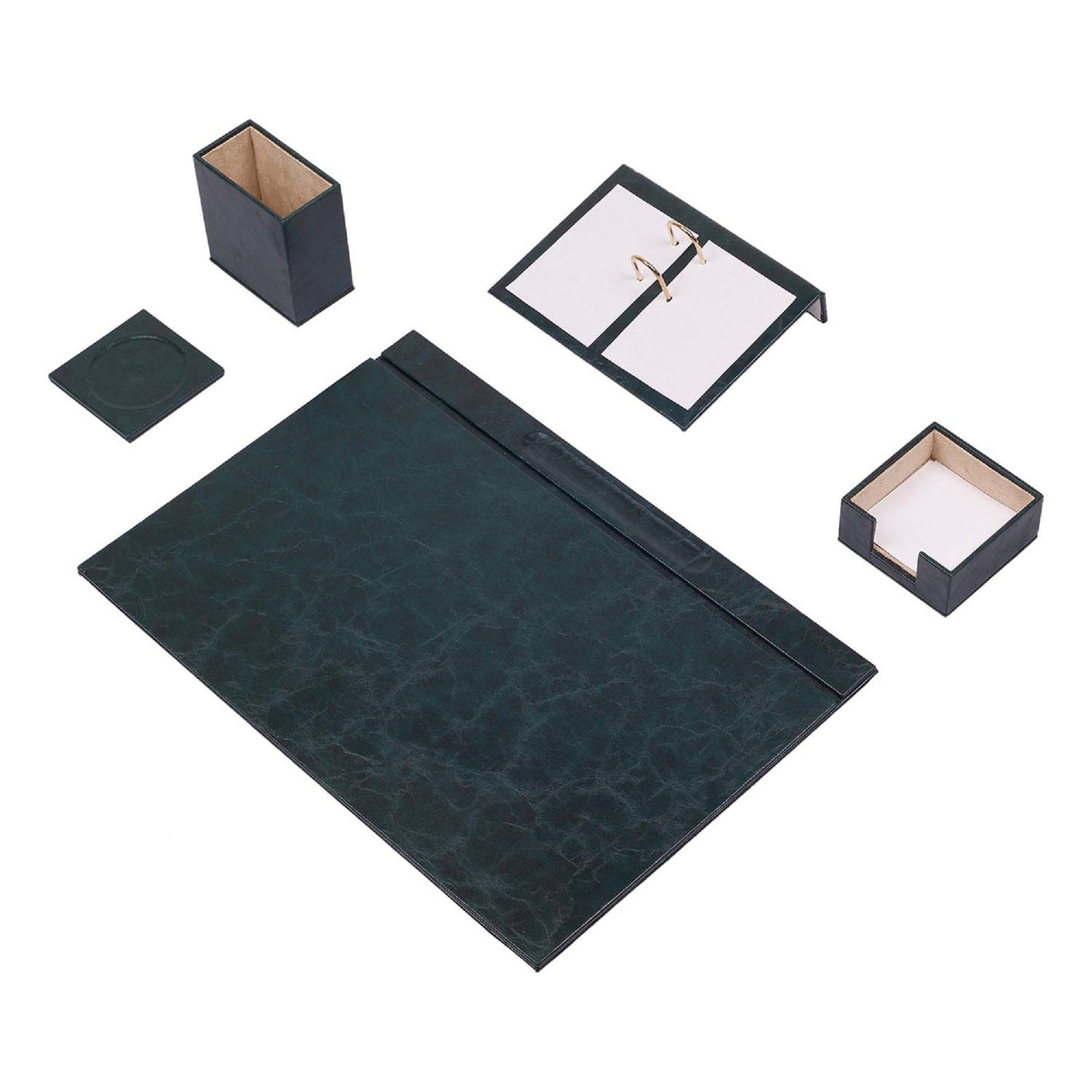 MOOG Leather Desk Set - 5 PCS
