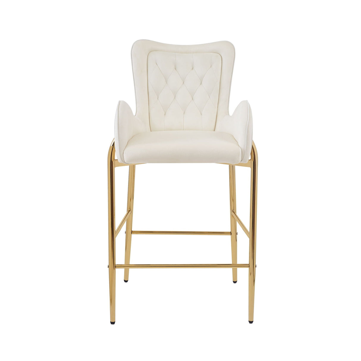 Fabric Counter Height Bar Stools (Set of 2)
