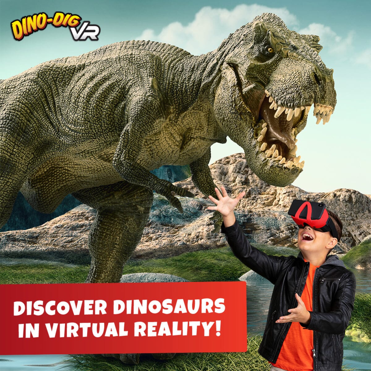Dino-Dig VR - Abacus Brands Virtual Reality STEM Toys