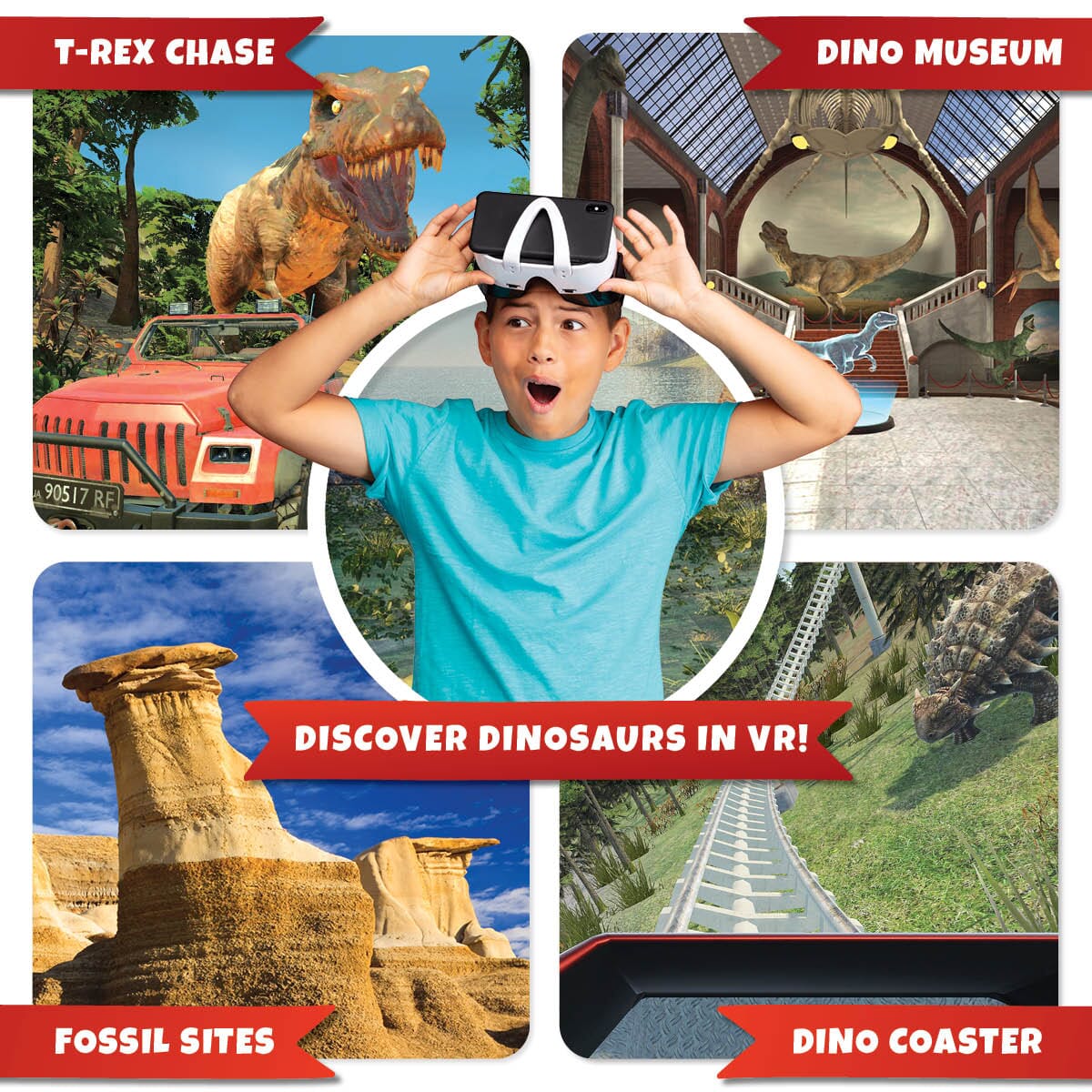 Dino-Dig VR - Abacus Brands Virtual Reality STEM Toys