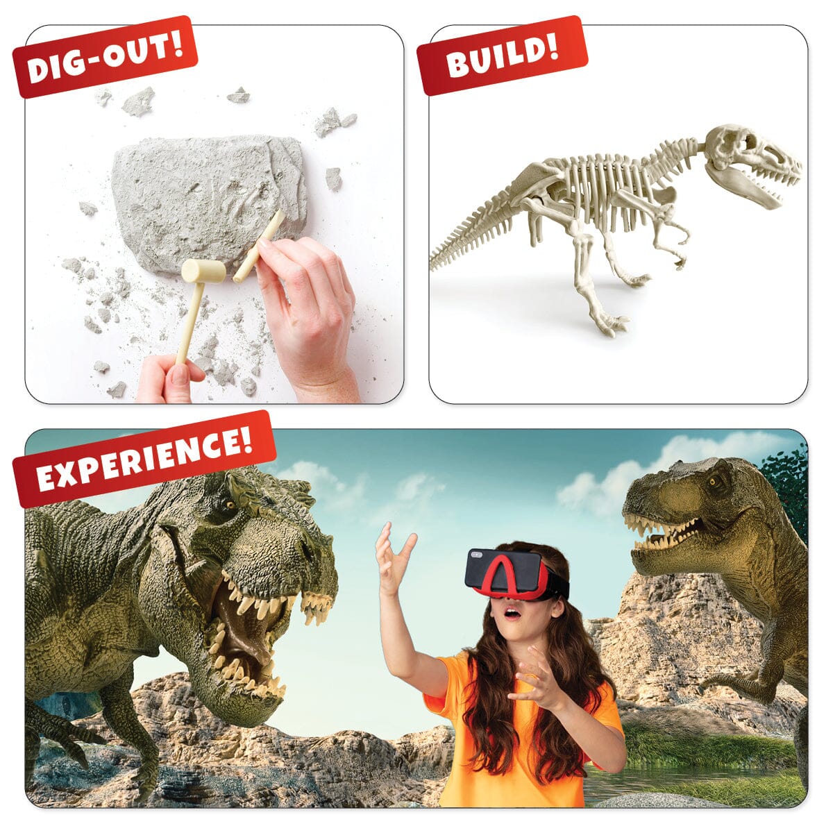 Dino-Dig VR - Abacus Brands Virtual Reality STEM Toys