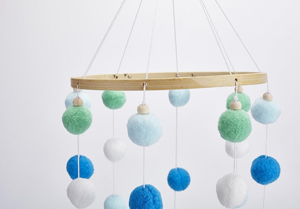 Dream Catcher Decoration Home Wind Chime Bed Bell Children's Girls Room Decor Newborn Baby Bed Bell Dream Catcher String Pendant Kids Room Decoration Wooden Wind Chime Bed Bell Nursery Crib Bed Bell Baby Bedroom Ceiling Woven Beads Wind Chime