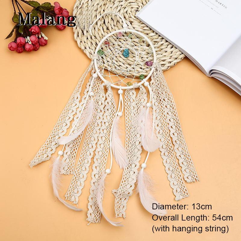 Dream Catcher Led Handmade Dream-catcher Traditional Feather Hanging Home Wall Decoration Night Dream Catchers Decor Ornament Wall Hanging Wind Chimes For Home Room Decoration