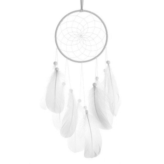 Dream Catcher Led Handmade Dream-catcher Traditional Feather Hanging Home Wall Decoration Night Dream Catchers Decor Ornament Wall Hanging Wind Chimes For Home Room Decoration