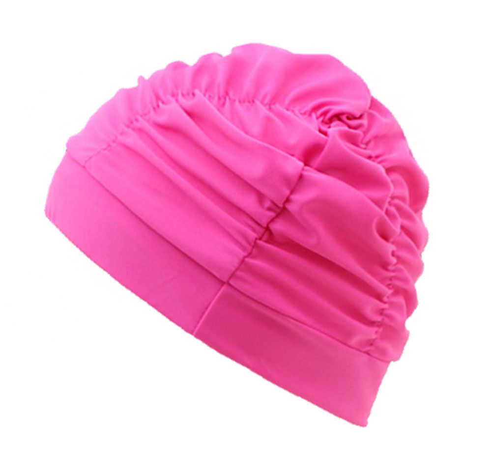 Swim Caps Waterproof Swimming Cap, pink, 2 Pack Solid Color