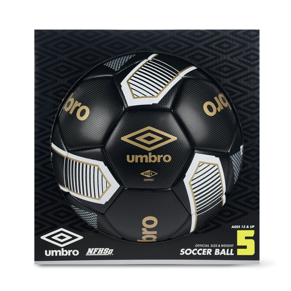 Umbro NFHS Match Certified Tempest Soccer Ball, Size 5