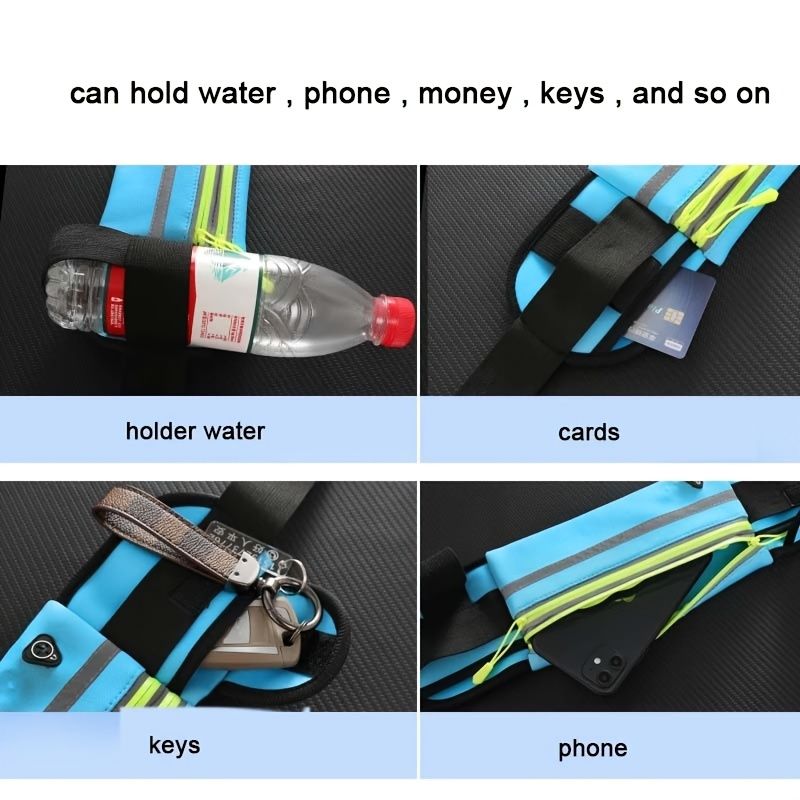Unisex Sports flip blet; Running belt Waist Bag; Belt Phone Bag; Water Hydration Backpack Running Accessories
