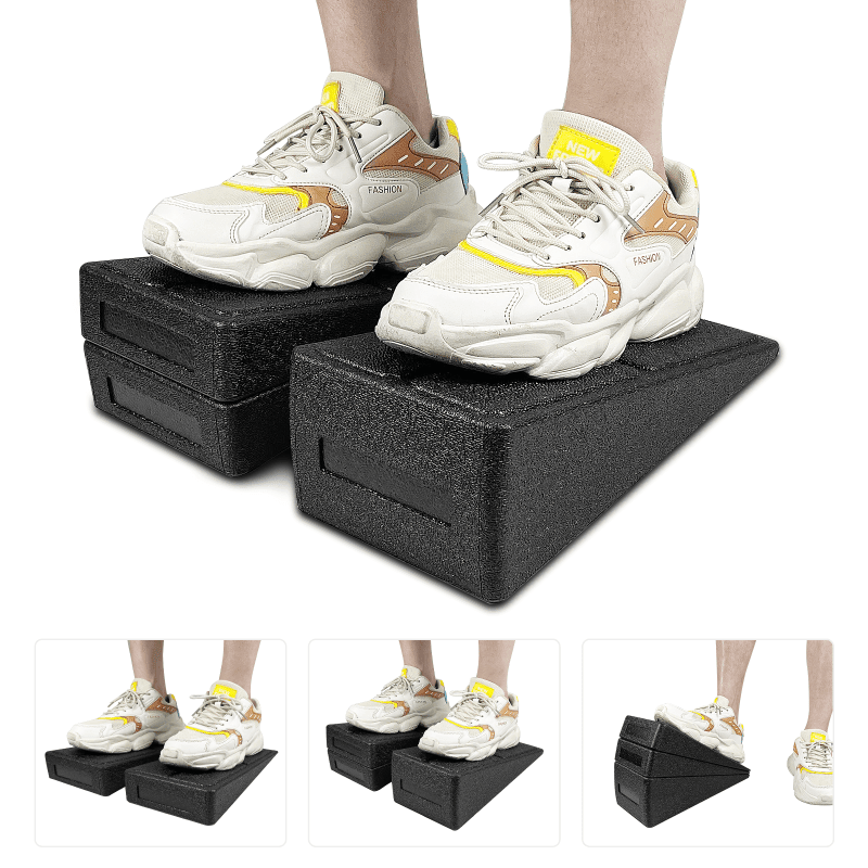 3pcs/set Slant Board; Foam Calf Stretcher With 5 Positions Adjustable Slant Board For calf stretch board