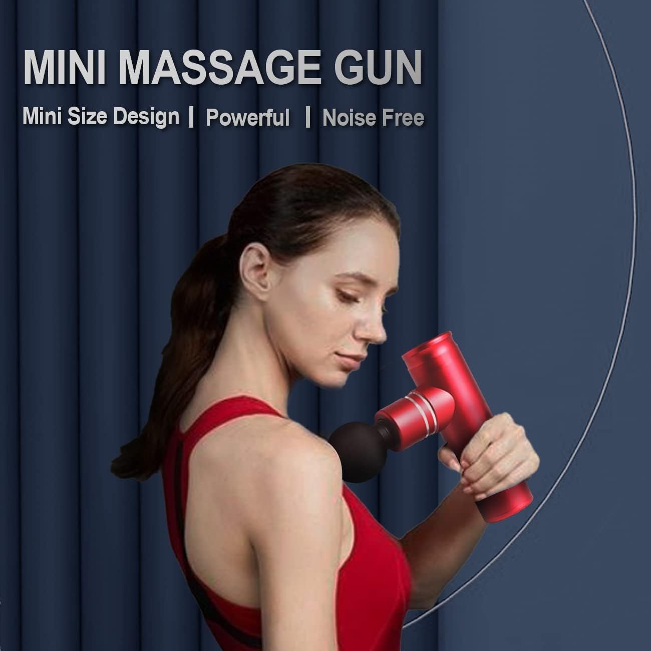 Professional Muscle Therapy Massage Gun - Deep Tissue Relief with 3 Speeds & 4 Attachments for Home & Gym