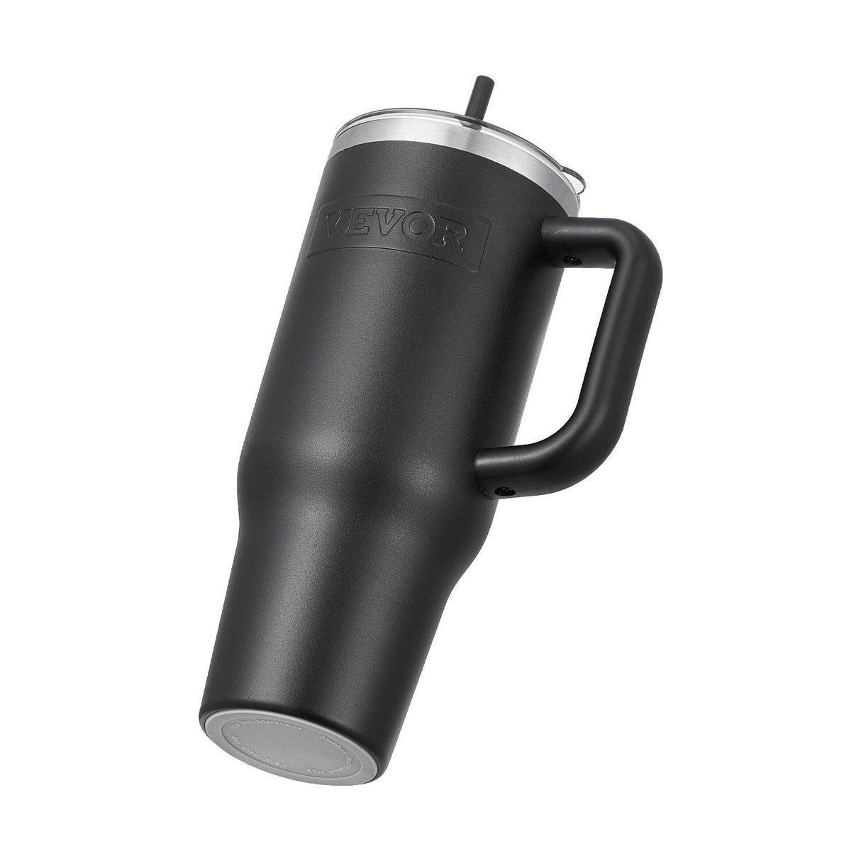 40 oz tumbler Insulated rambler Stainless Steel Coffee Cup Handheld Black