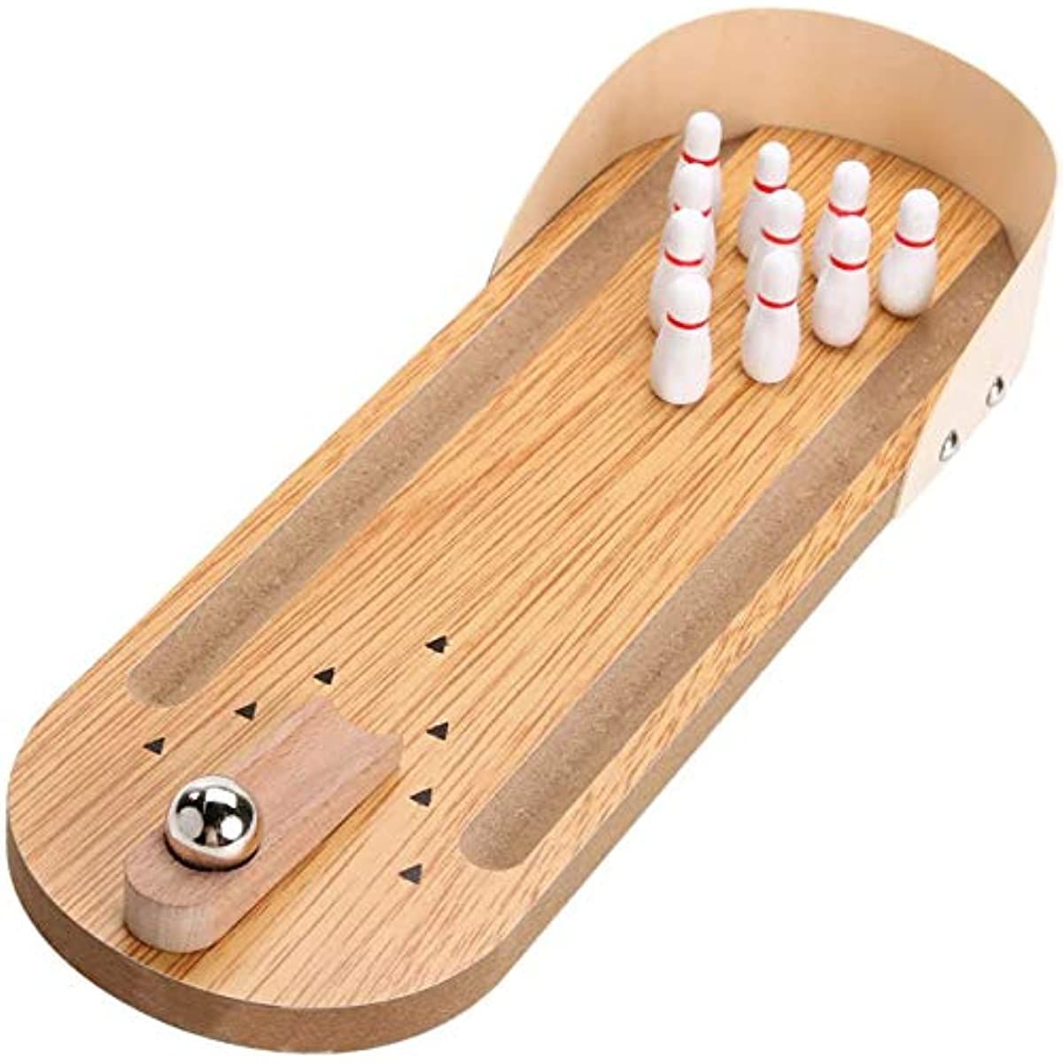 shuffleboard table, top Mini table Bowling Game Set-Tabletop Wooden Board Mini