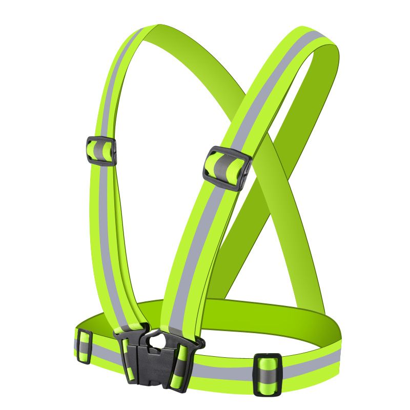 Highlight Reflective Straps; Clothing Adjustable Safety visibility Vest; hi vis vest Elastic Band for Adults and Children; Night Running Riding Gear
