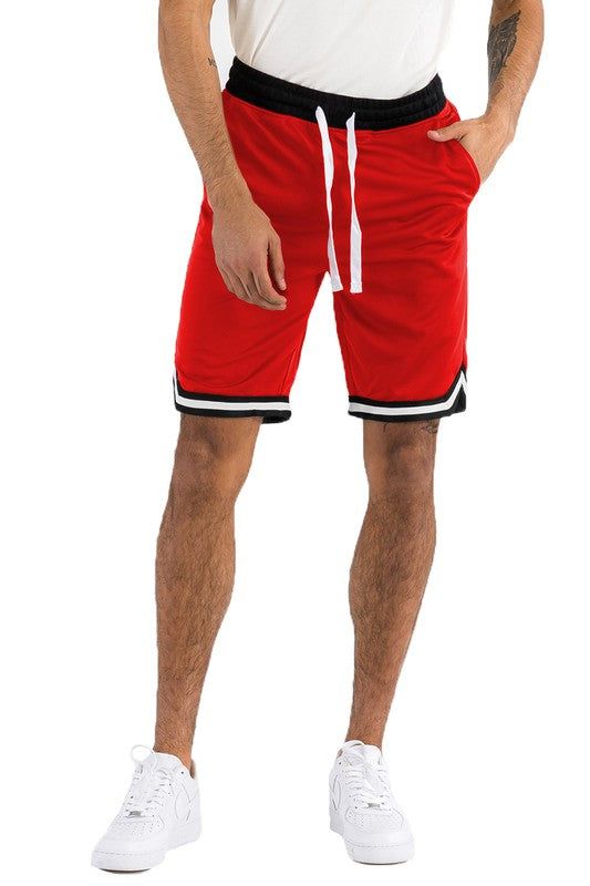 High-Performance Solid Basketball Shorts for Athletes