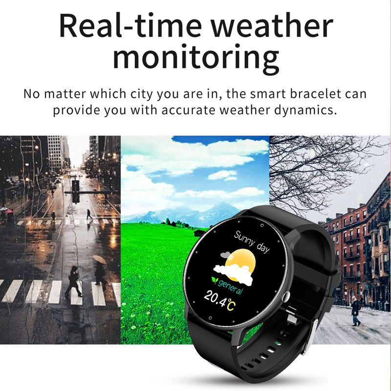 New Smart Watch Men Full Touch Screen Sport Fitness tracker IP67 Waterproof Bluetooth for Android iOS smartwatch Men+box