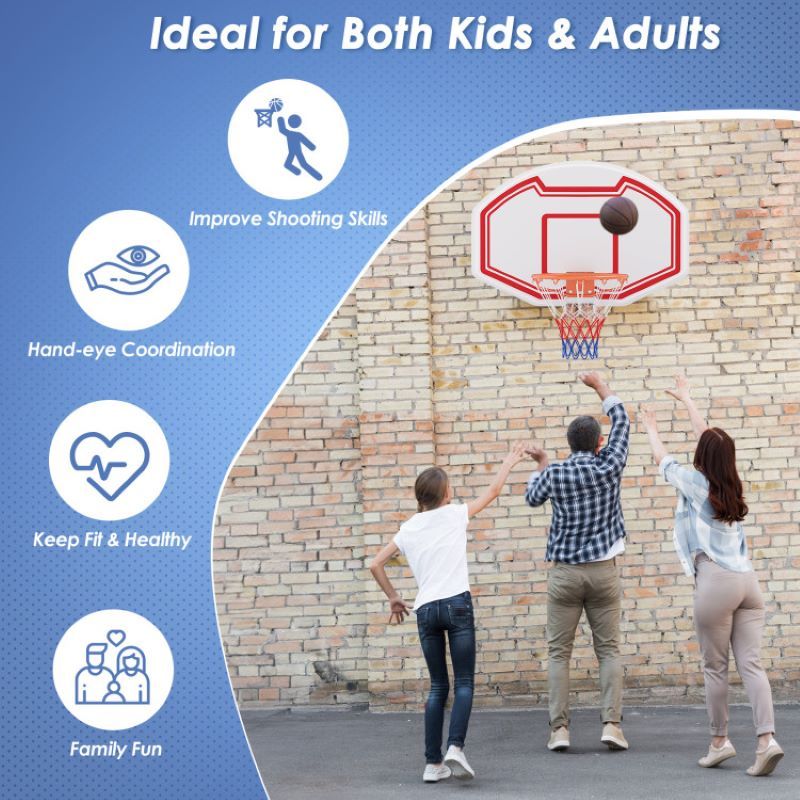 Indoor Outdoor Basketball Hoop for Garden & Backyard