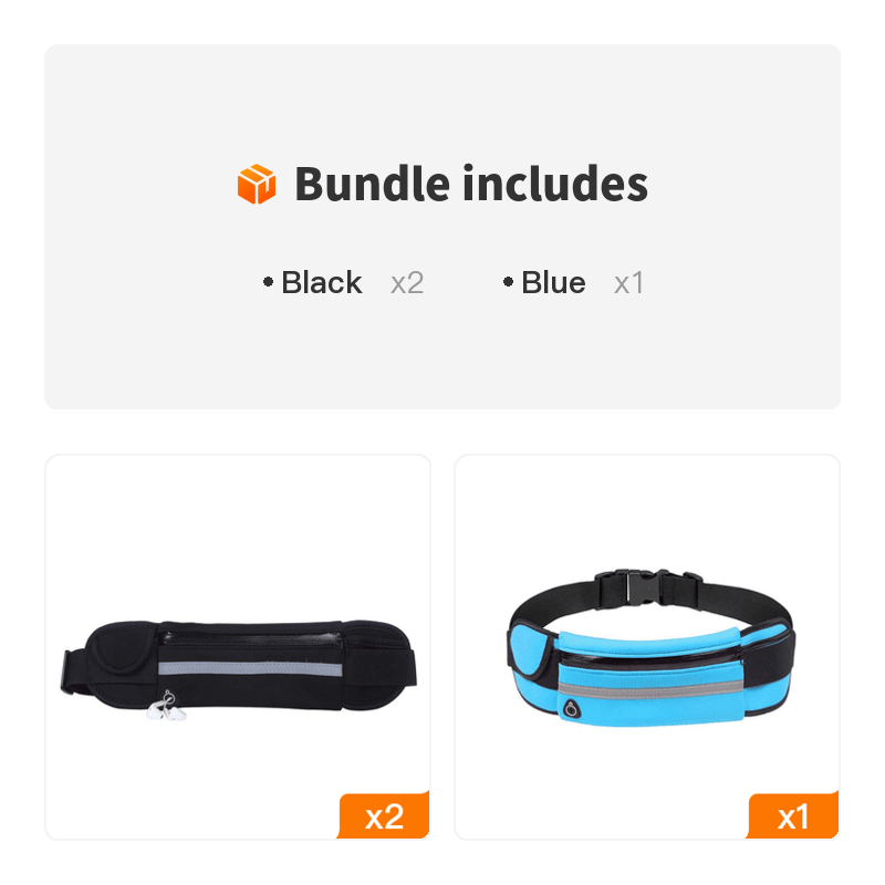 Unisex Sports flip blet; Running belt Waist Bag; Belt Phone Bag; Water Hydration Backpack Running Accessories