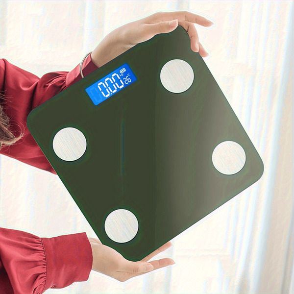 Digital Electronic Weight Scale Bathroom Scales Body Scale Temperature Display Balance