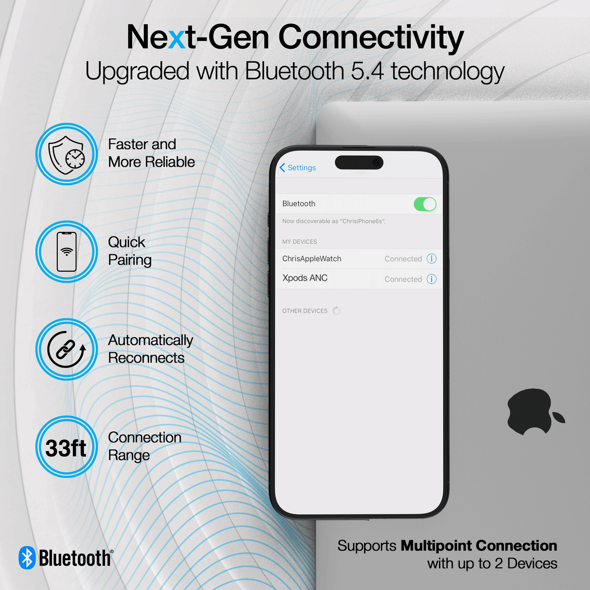 Active Noise Cancelling True Wireless Earbuds with Wireless Charging Case