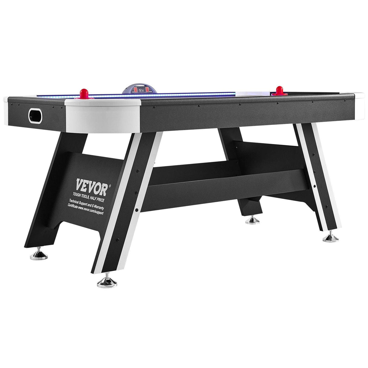 Air-Powered Hockey Table, 72" Indoor Hockey Table for Kids and Adults