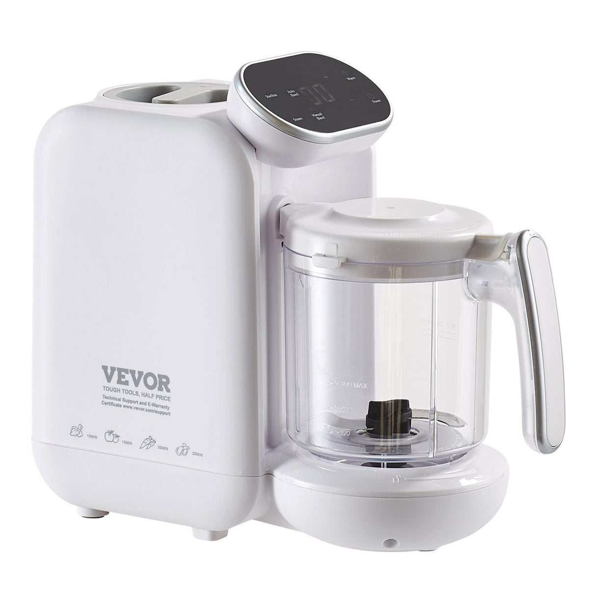 Multi-Functional Baby Food Maker - 430W Processor for Healthy Purees, Steaming & Grinding