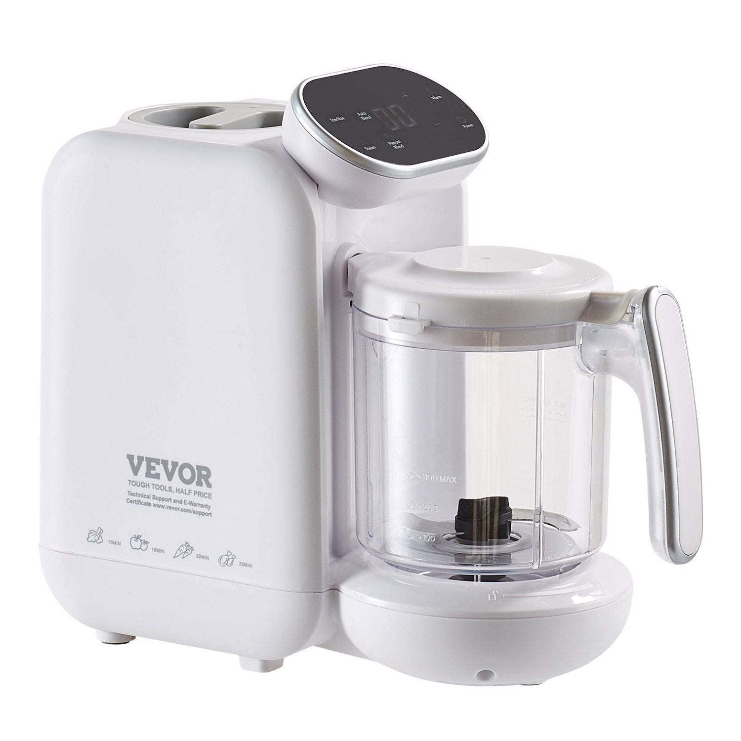Multi-Functional Baby Food Maker - 430W Processor for Healthy Purees, Steaming & Grinding