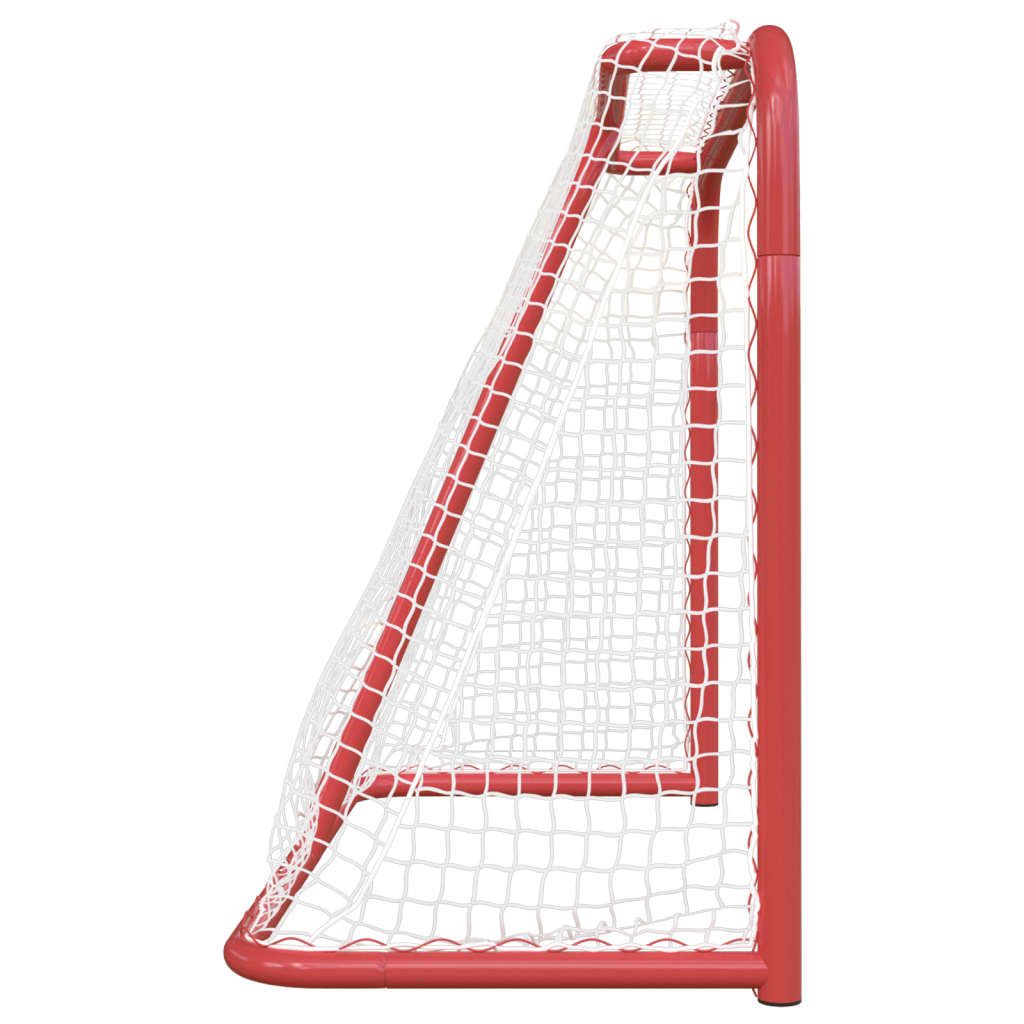 Hockey Goal Red and White 72"x28"x48" hockey net Polyester
