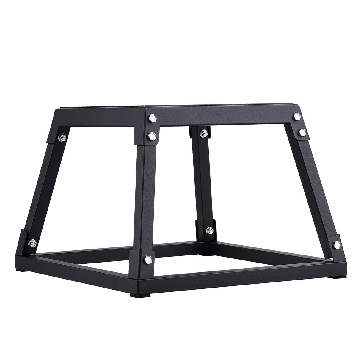 Steel 12 Inch Plyometric Jump Box for Agility Training - Anti-Slip Fitness Platform for Home Gym