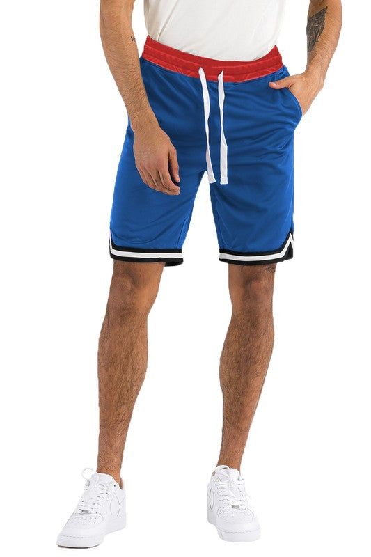 High-Performance Solid Basketball Shorts for Athletes