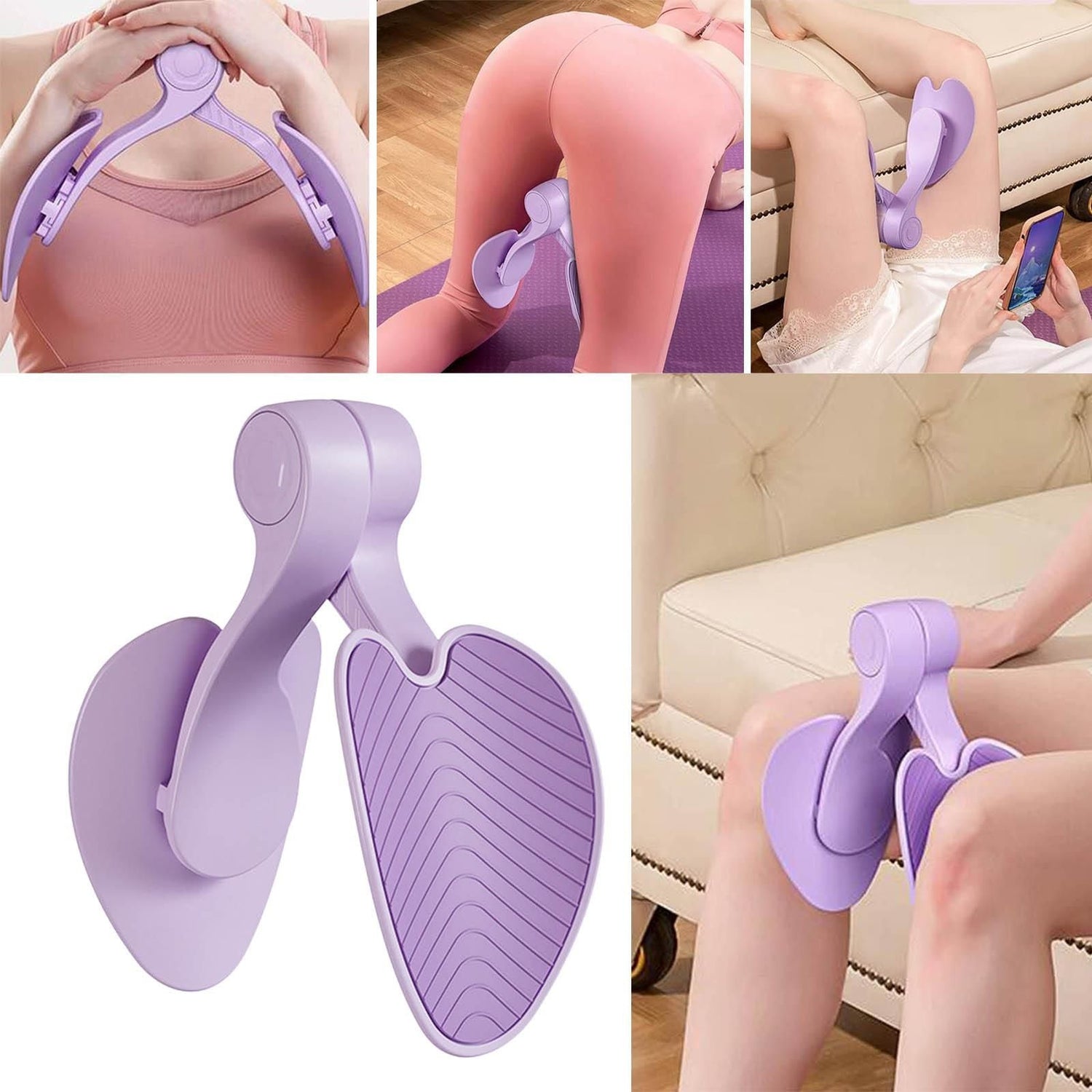 Hip Trainer Inner Thigh Pelvic Floor Muscle Exercise Equipment, Women Weight loss equipment pelvic floor muscle hip trainer