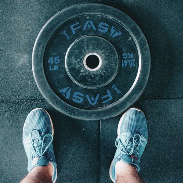 Olympic Weight Plates, Rubber Bumper Plates, 2 Inch Steel Insert 35lb Bundle