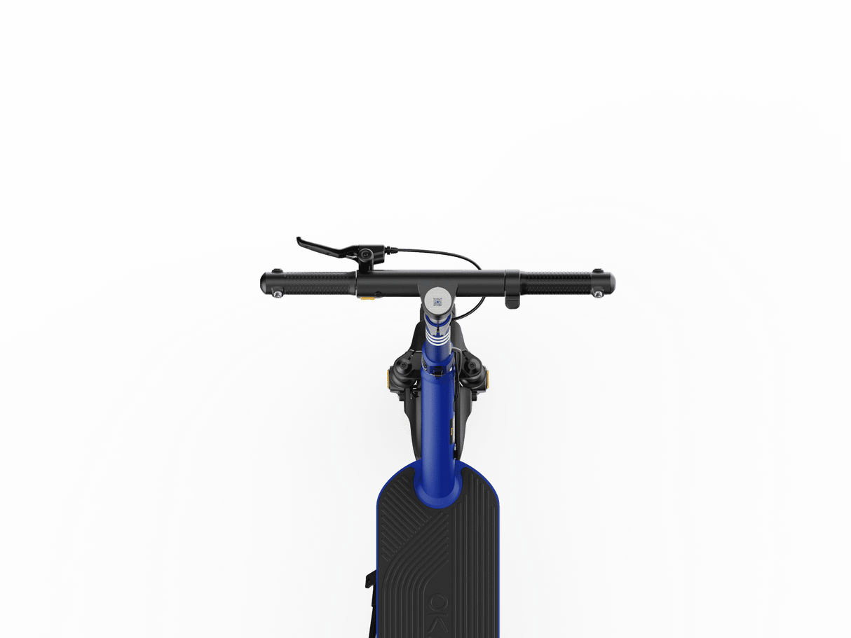 Dual-Suspension Electric Scooter w/ hoverboard43.5 Miles Max scooter Operating Range & 24 mph Max Speed - Blue