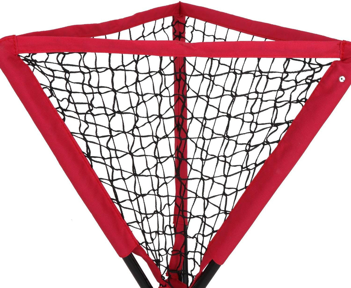 Portable Batting Movable Baseball & Softball Practice Ball Caddy Stands Foldable Pyramid Baseball Net Stand Training Softball net Tennis Ball
