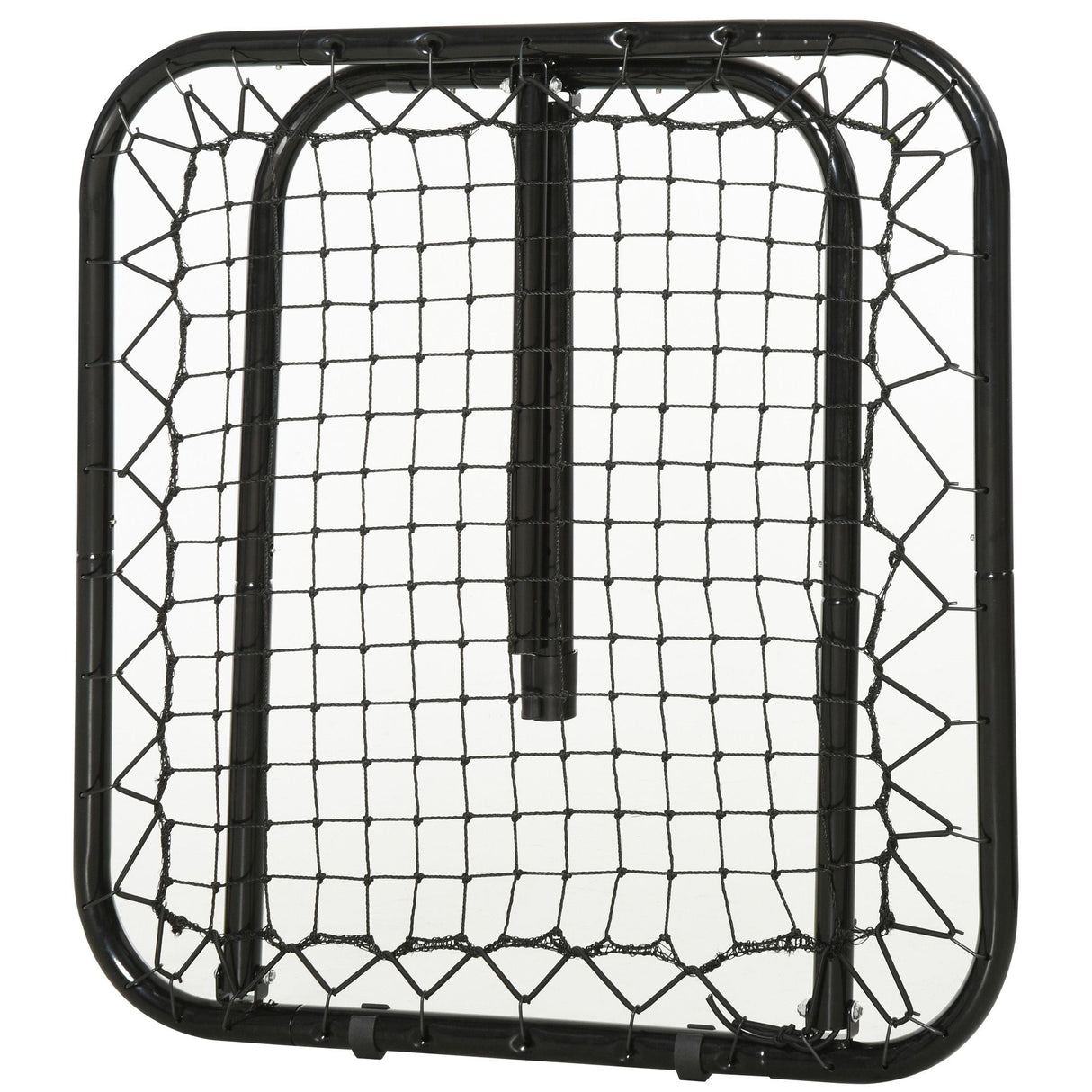 Soozier Adjustable Soccer Rebounder Portable Training Goal for Football Baseball Basketball Black