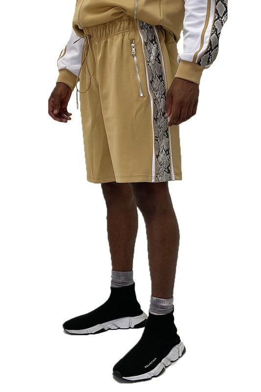 Trendy Snake Print Summer Shorts for Women - Chic Fashionable Style