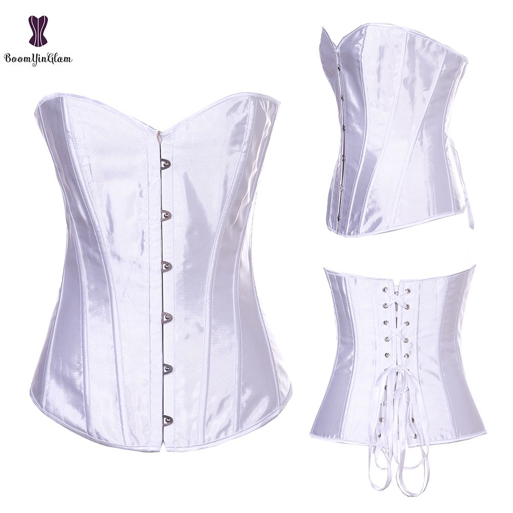 Sexy Women Steampunk Clothing Gothic Plus Size Corsets Lace Up Boned Over bust Bustier Waist trimmer Cincher Body Shaper Corselet S-6XL