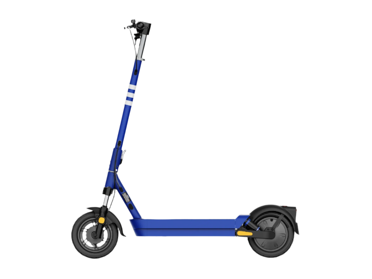 Dual-Suspension Electric Scooter w/ hoverboard43.5 Miles Max scooter Operating Range & 24 mph Max Speed - Blue