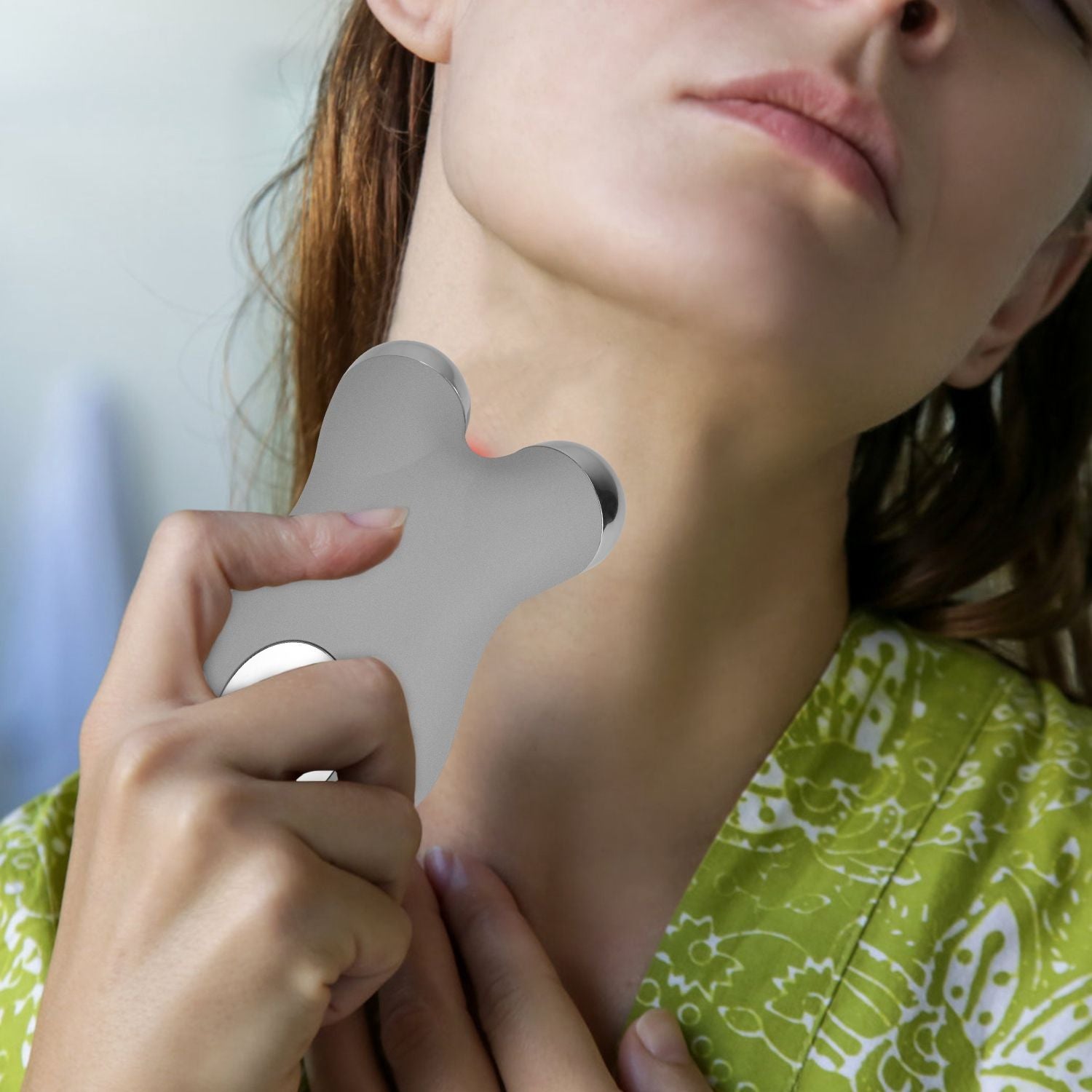 Rechargeable 5-Gear Microcurrent Facial Roller for Youthful Skin