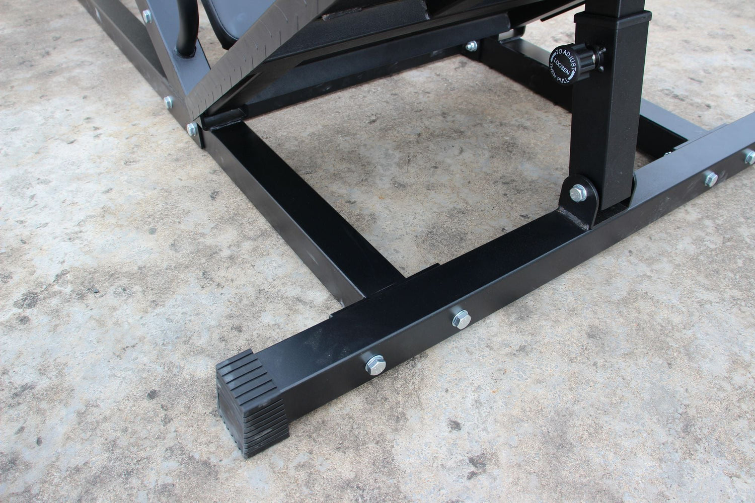 Leg Press Hack Squat Machine, Professional Adjustable Leg Press Machine for Home Gym with Linear Bearing, Specialty Hack Squat Machine for Full Lower Body Workout with Weight Storage